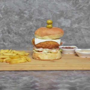 Paneer Barbecue Burger