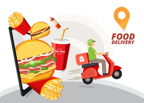 Fast food delivery services by Hungersera